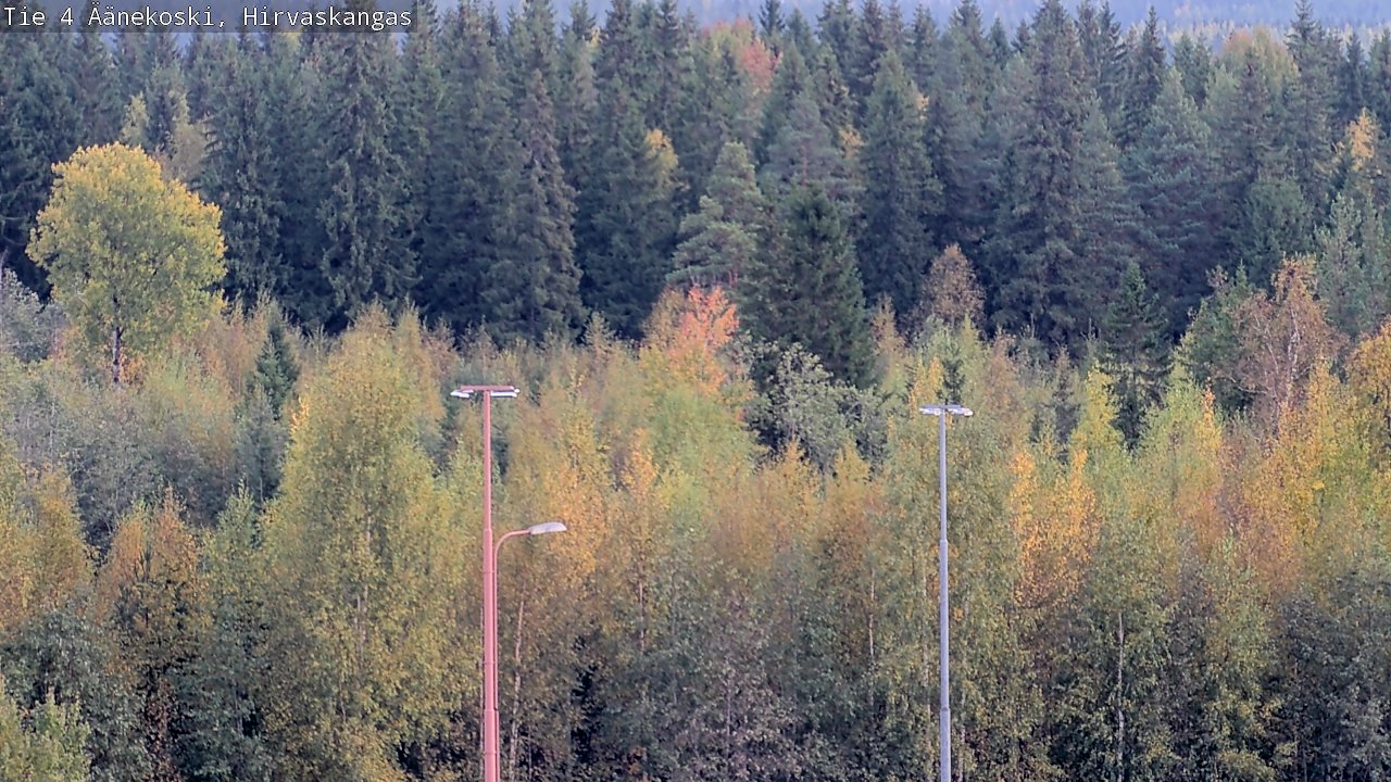 Weather Camera Image Road 4 Äänekoski, Hirvaskangas, Äänekoski, Keski-Suomi