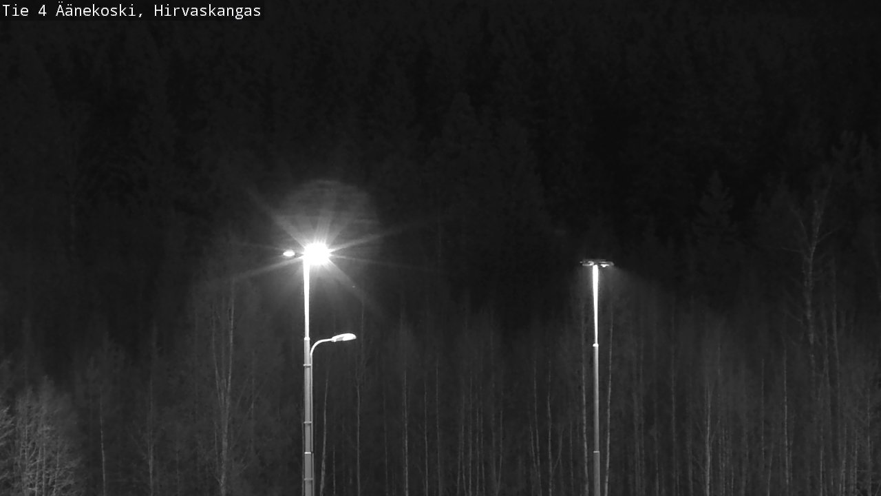 Weather Camera Image Road 4 Äänekoski, Hirvaskangas, Äänekoski, Keski-Suomi