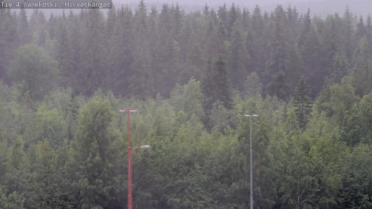 Weather Camera Image Road 4 Äänekoski, Hirvaskangas, Äänekoski, Keski-Suomi