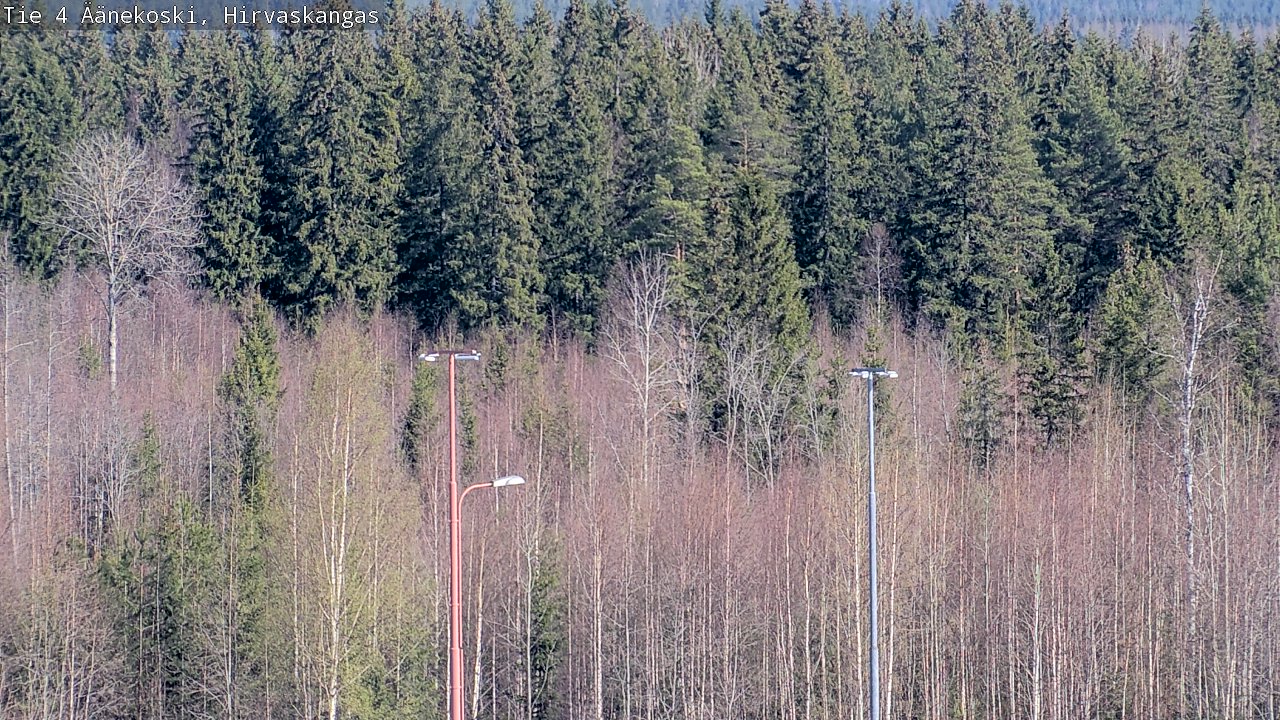Weather Camera Image Road 4 Äänekoski, Hirvaskangas, Äänekoski, Keski-Suomi