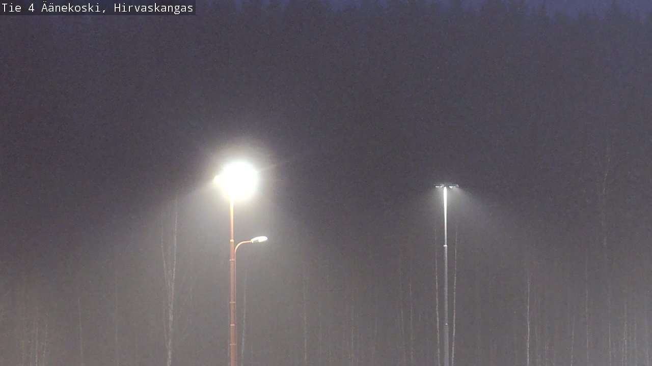 Weather Camera Image Väg 4 Äänekoski, Hirvaskangas, Äänekoski, Keski-Suomi