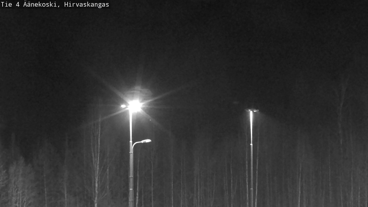 Weather Camera Image Väg 4 Äänekoski, Hirvaskangas, Äänekoski, Keski-Suomi