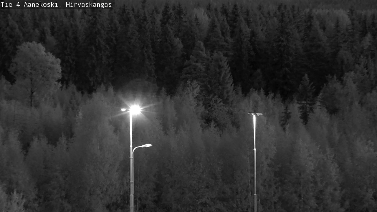 Weather Camera Image Road 4 Äänekoski, Hirvaskangas, Äänekoski, Keski-Suomi