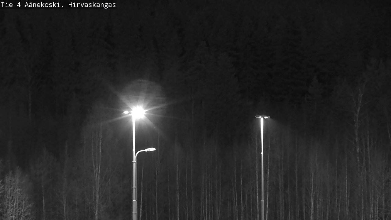 Weather Camera Image Road 4 Äänekoski, Hirvaskangas, Äänekoski, Keski-Suomi