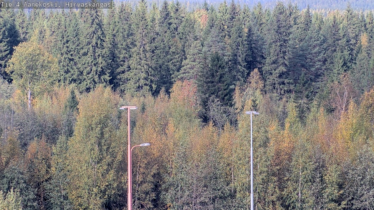 Weather Camera Image Road 4 Äänekoski, Hirvaskangas, Äänekoski, Keski-Suomi