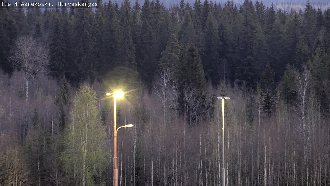 Weather Camera Image Road 4 Äänekoski, Hirvaskangas, Äänekoski, Keski-Suomi