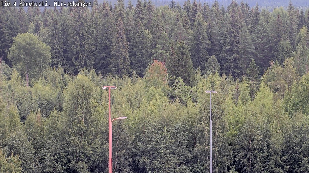 Weather Camera Image Väg 4 Äänekoski, Hirvaskangas, Äänekoski, Keski-Suomi