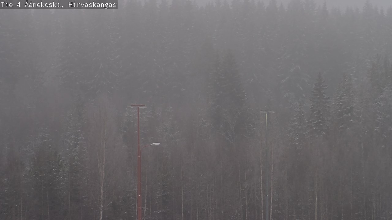 Weather Camera Image Väg 4 Äänekoski, Hirvaskangas, Äänekoski, Keski-Suomi