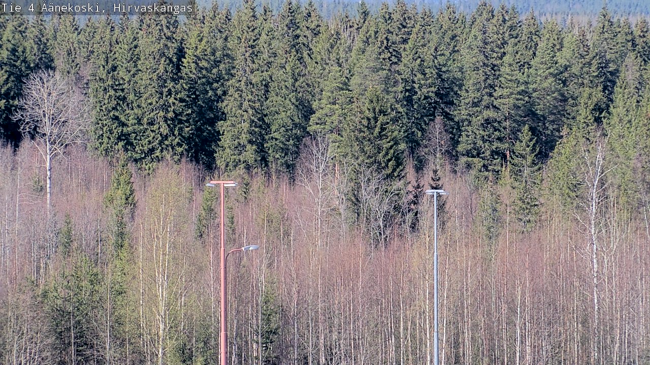 Weather Camera Image Road 4 Äänekoski, Hirvaskangas, Äänekoski, Keski-Suomi