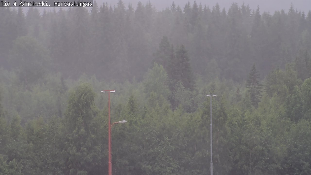 Weather Camera Image Väg 4 Äänekoski, Hirvaskangas, Äänekoski, Keski-Suomi