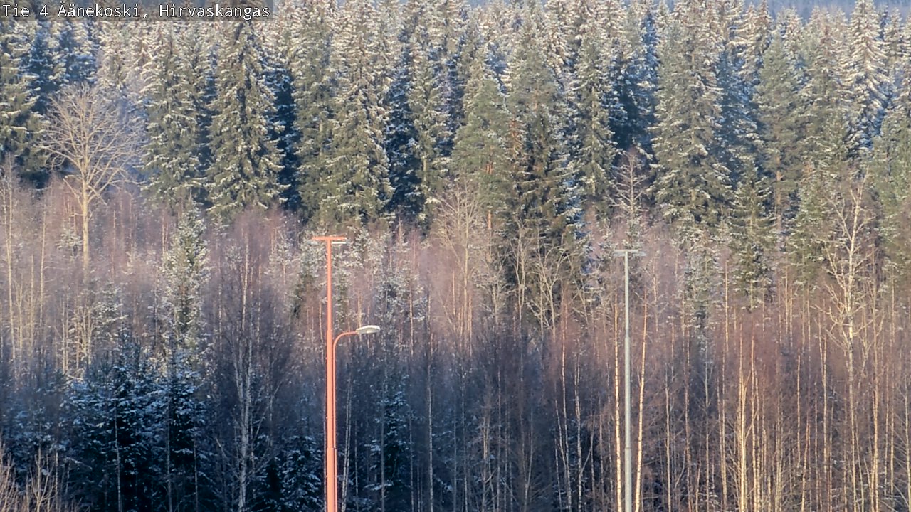 Weather Camera Image Väg 4 Äänekoski, Hirvaskangas, Äänekoski, Keski-Suomi