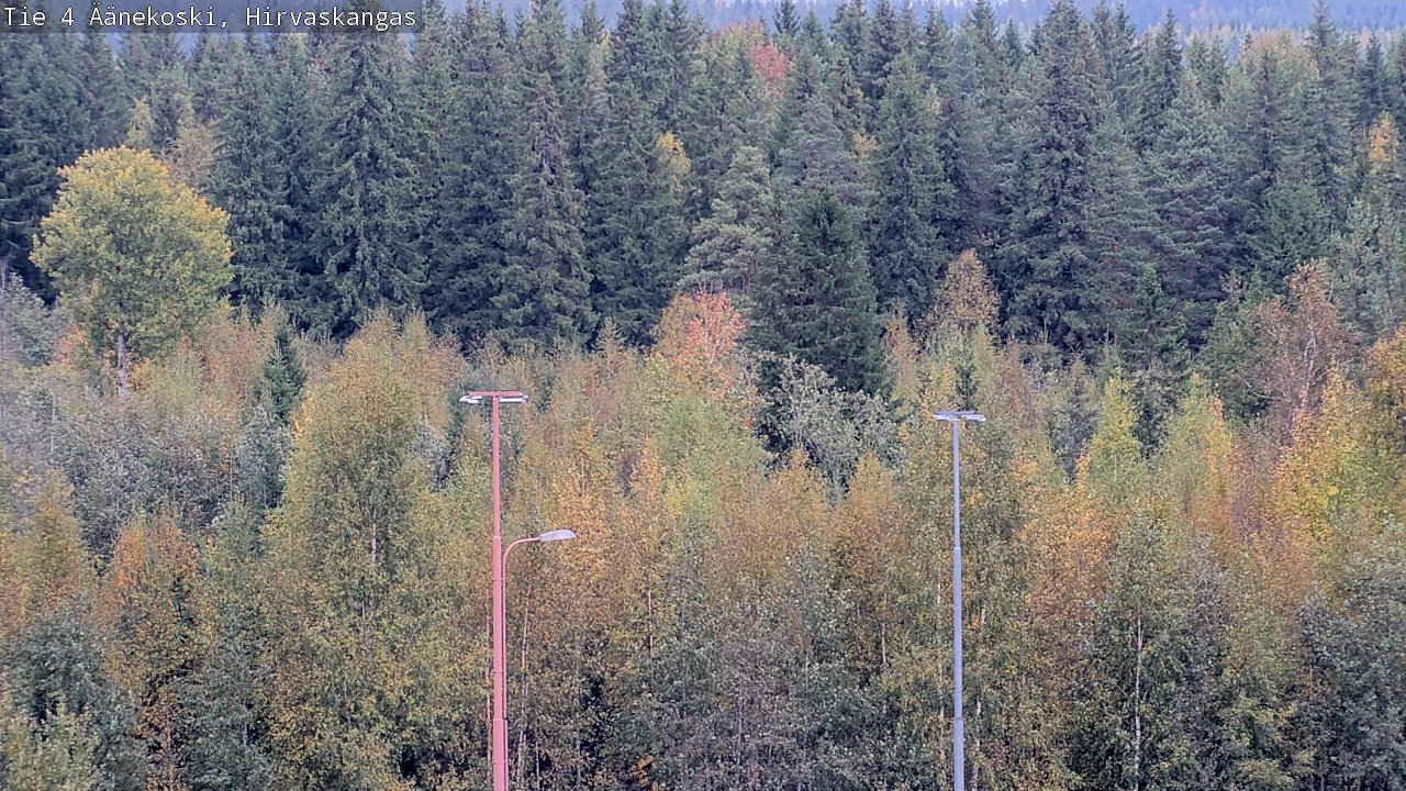 Weather Camera Image Road 4 Äänekoski, Hirvaskangas, Äänekoski, Keski-Suomi