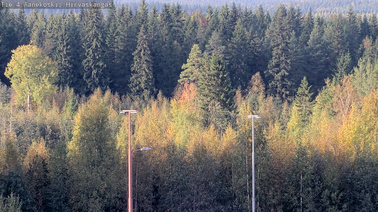 Weather Camera Image Road 4 Äänekoski, Hirvaskangas, Äänekoski, Keski-Suomi