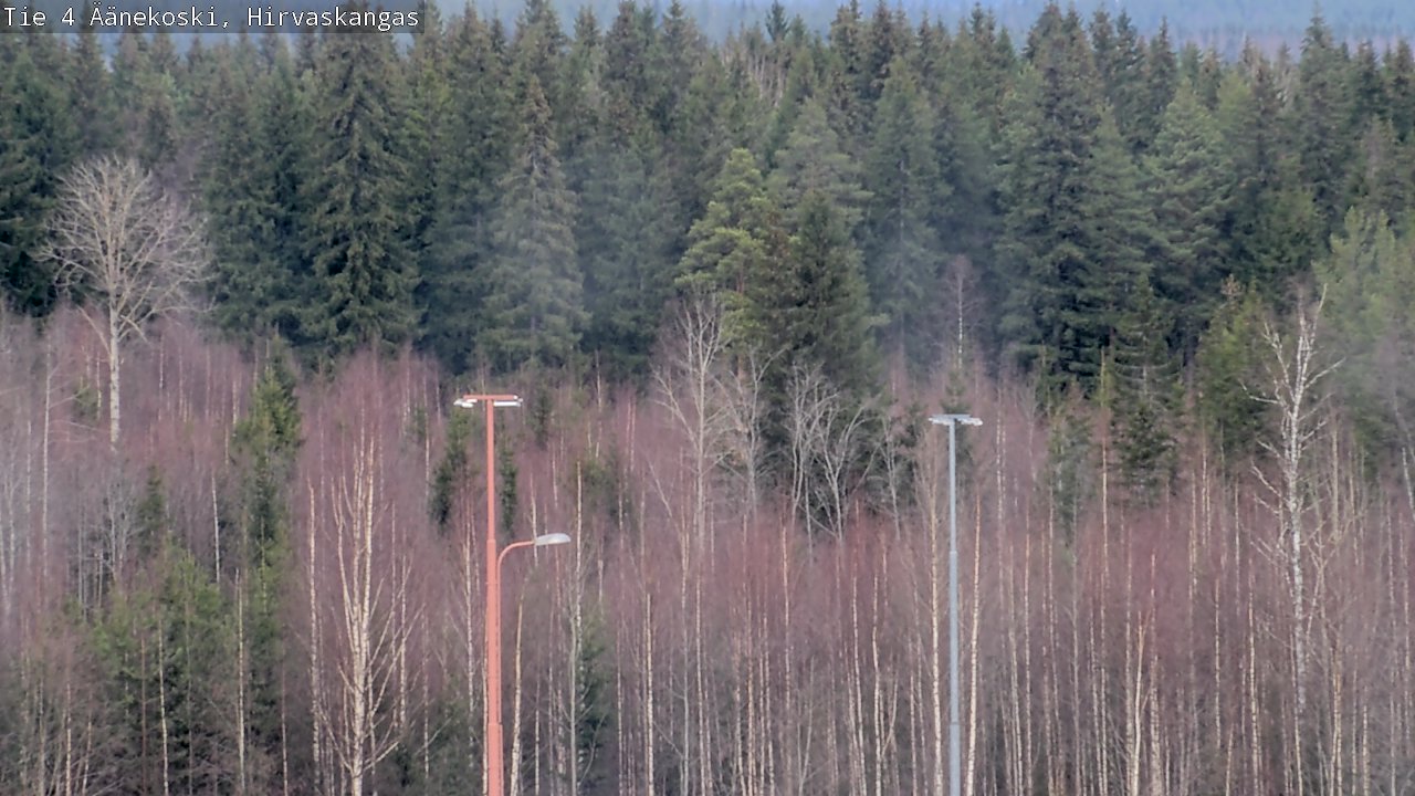 Weather Camera Image Road 4 Äänekoski, Hirvaskangas, Äänekoski, Keski-Suomi