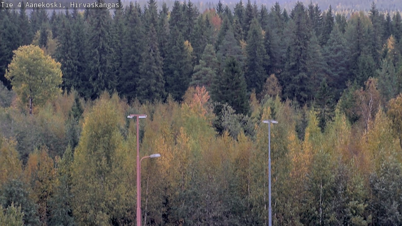 Weather Camera Image Road 4 Äänekoski, Hirvaskangas, Äänekoski, Keski-Suomi