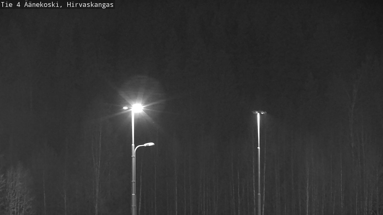 Weather Camera Image Road 4 Äänekoski, Hirvaskangas, Äänekoski, Keski-Suomi