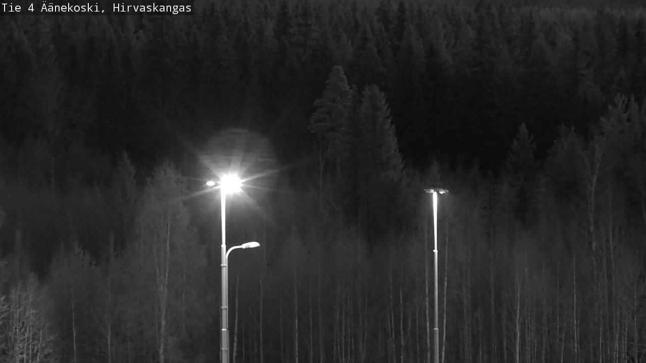 Weather Camera Image Road 4 Äänekoski, Hirvaskangas, Äänekoski, Keski-Suomi