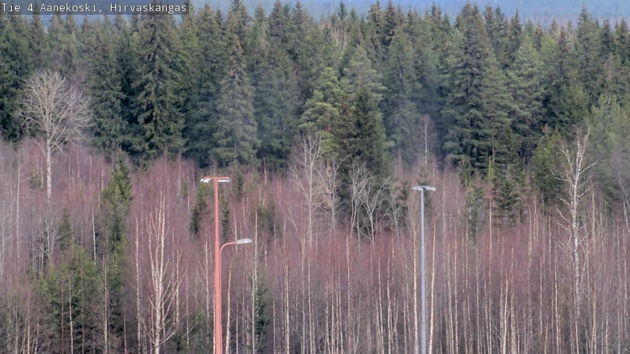 Weather Camera Image Road 4 Äänekoski, Hirvaskangas, Äänekoski, Keski-Suomi