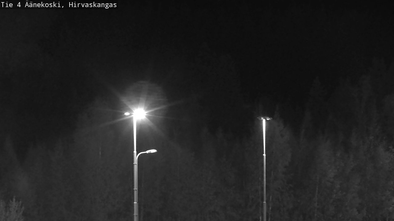 Weather Camera Image Road 4 Äänekoski, Hirvaskangas, Äänekoski, Keski-Suomi