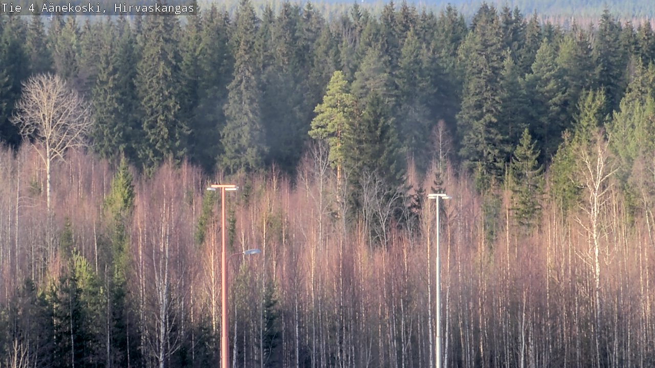 Weather Camera Image Road 4 Äänekoski, Hirvaskangas, Äänekoski, Keski-Suomi