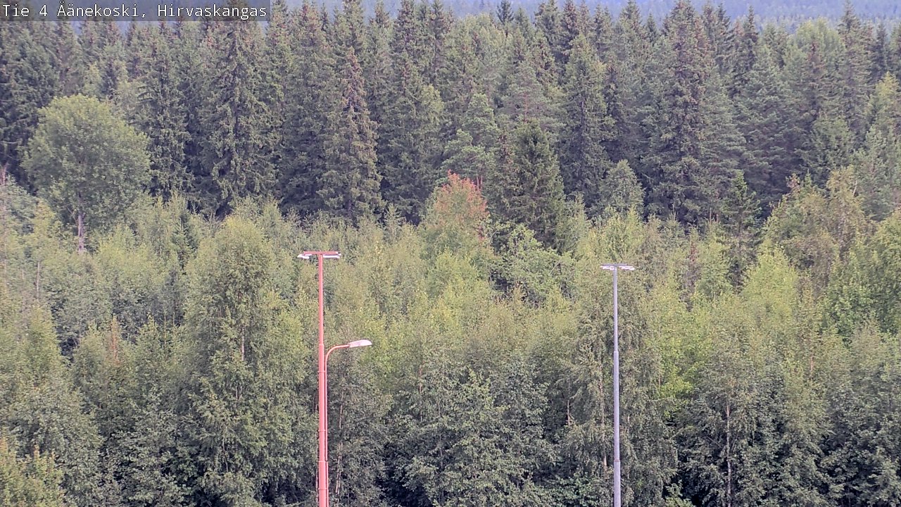 Weather Camera Image Road 4 Äänekoski, Hirvaskangas, Äänekoski, Keski-Suomi