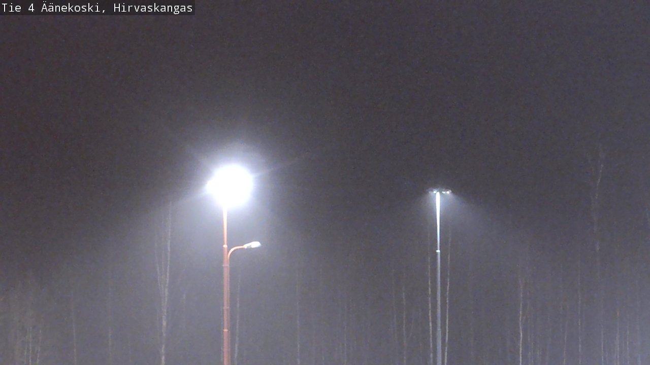 Weather Camera Image Väg 4 Äänekoski, Hirvaskangas, Äänekoski, Keski-Suomi