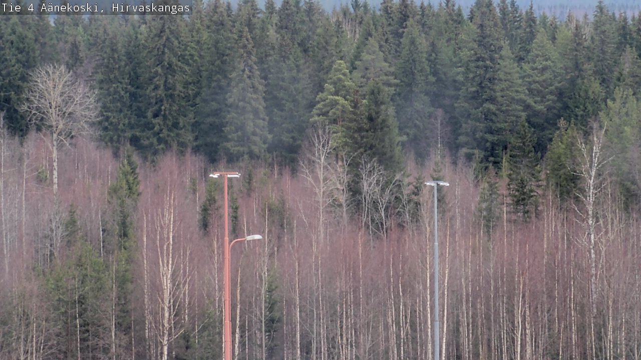 Weather Camera Image Road 4 Äänekoski, Hirvaskangas, Äänekoski, Keski-Suomi