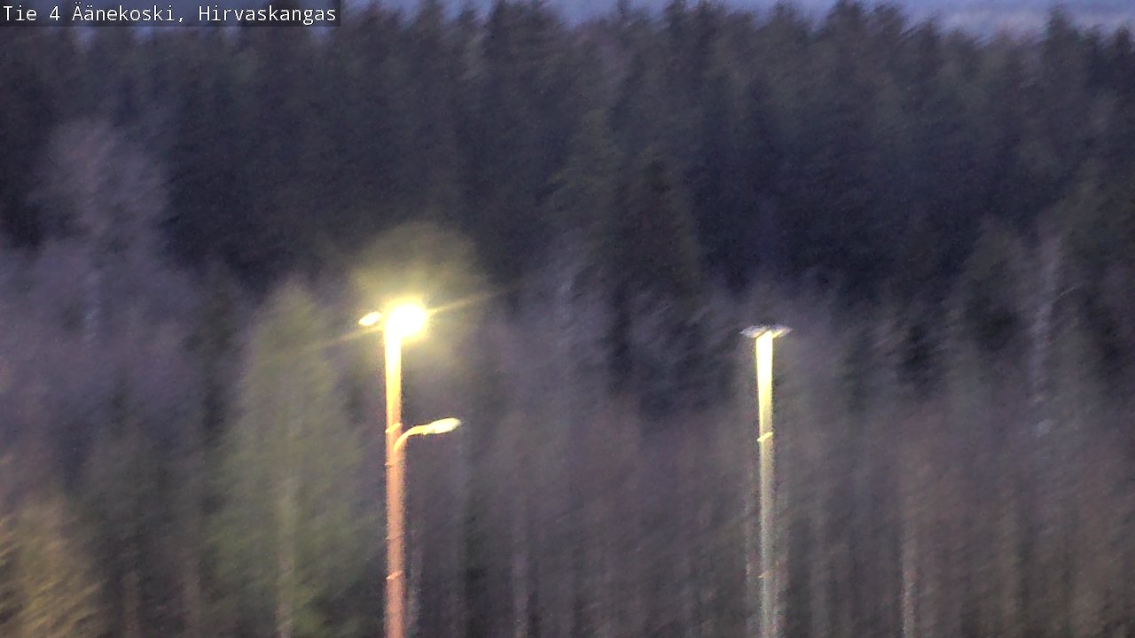 Weather Camera Image Road 4 Äänekoski, Hirvaskangas, Äänekoski, Keski-Suomi