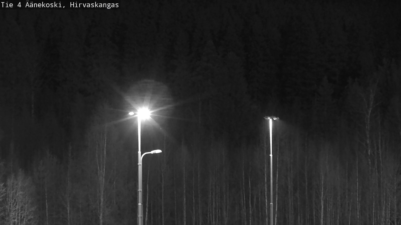Weather Camera Image Road 4 Äänekoski, Hirvaskangas, Äänekoski, Keski-Suomi