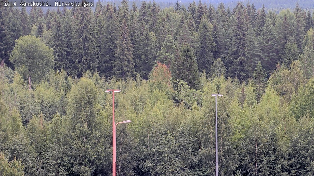 Weather Camera Image Road 4 Äänekoski, Hirvaskangas, Äänekoski, Keski-Suomi