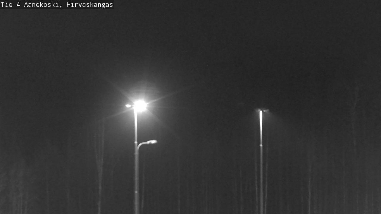 Weather Camera Image Väg 4 Äänekoski, Hirvaskangas, Äänekoski, Keski-Suomi