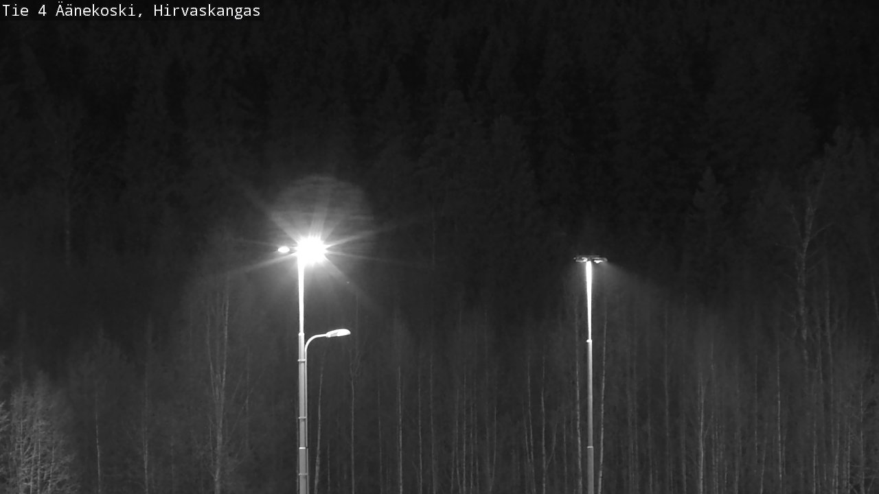 Weather Camera Image Road 4 Äänekoski, Hirvaskangas, Äänekoski, Keski-Suomi
