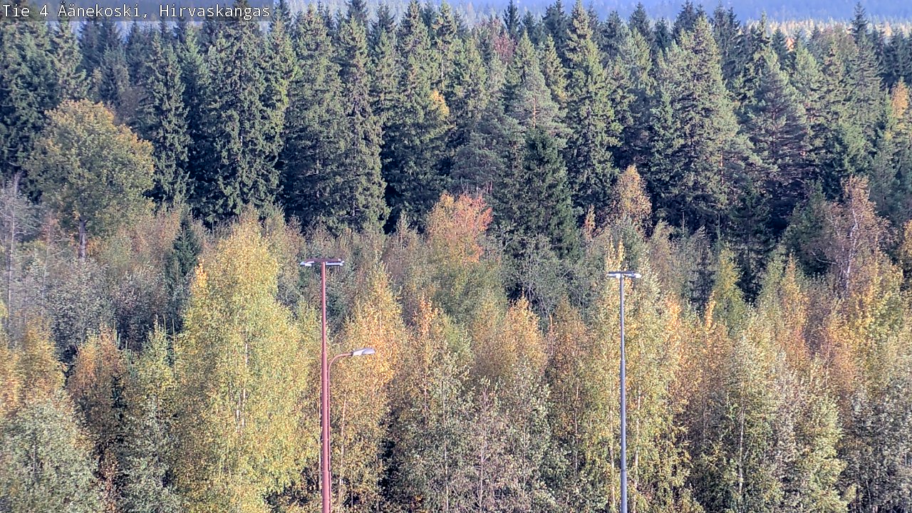 Weather Camera Image Road 4 Äänekoski, Hirvaskangas, Äänekoski, Keski-Suomi