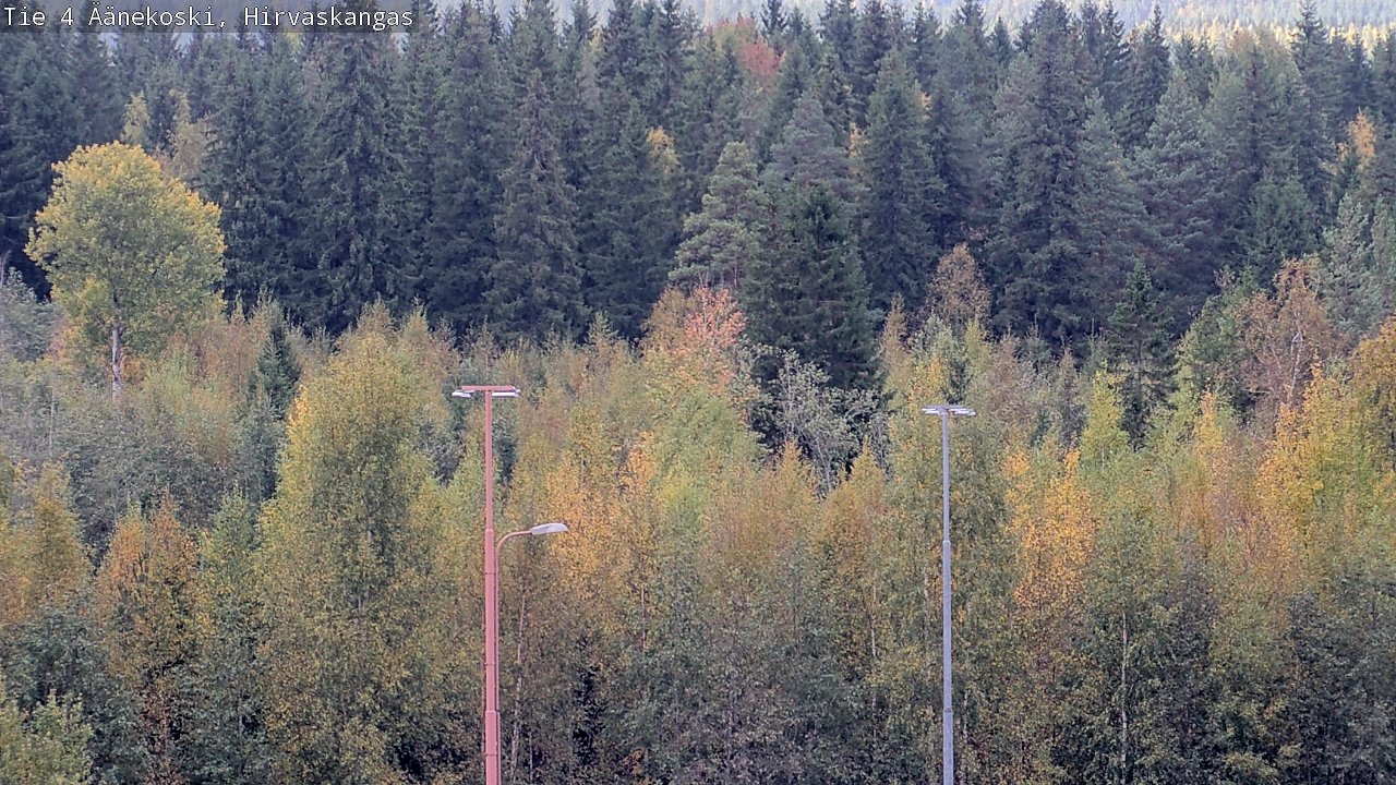 Weather Camera Image Road 4 Äänekoski, Hirvaskangas, Äänekoski, Keski-Suomi