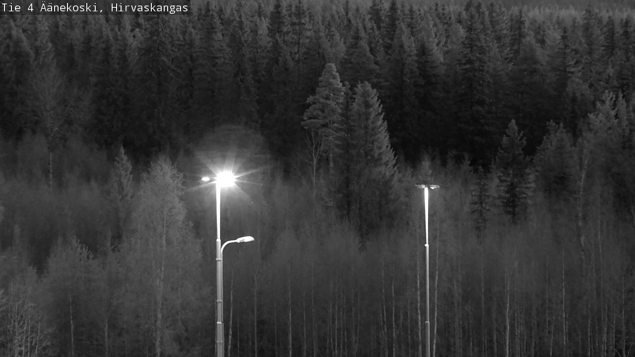 Weather Camera Image Road 4 Äänekoski, Hirvaskangas, Äänekoski, Keski-Suomi