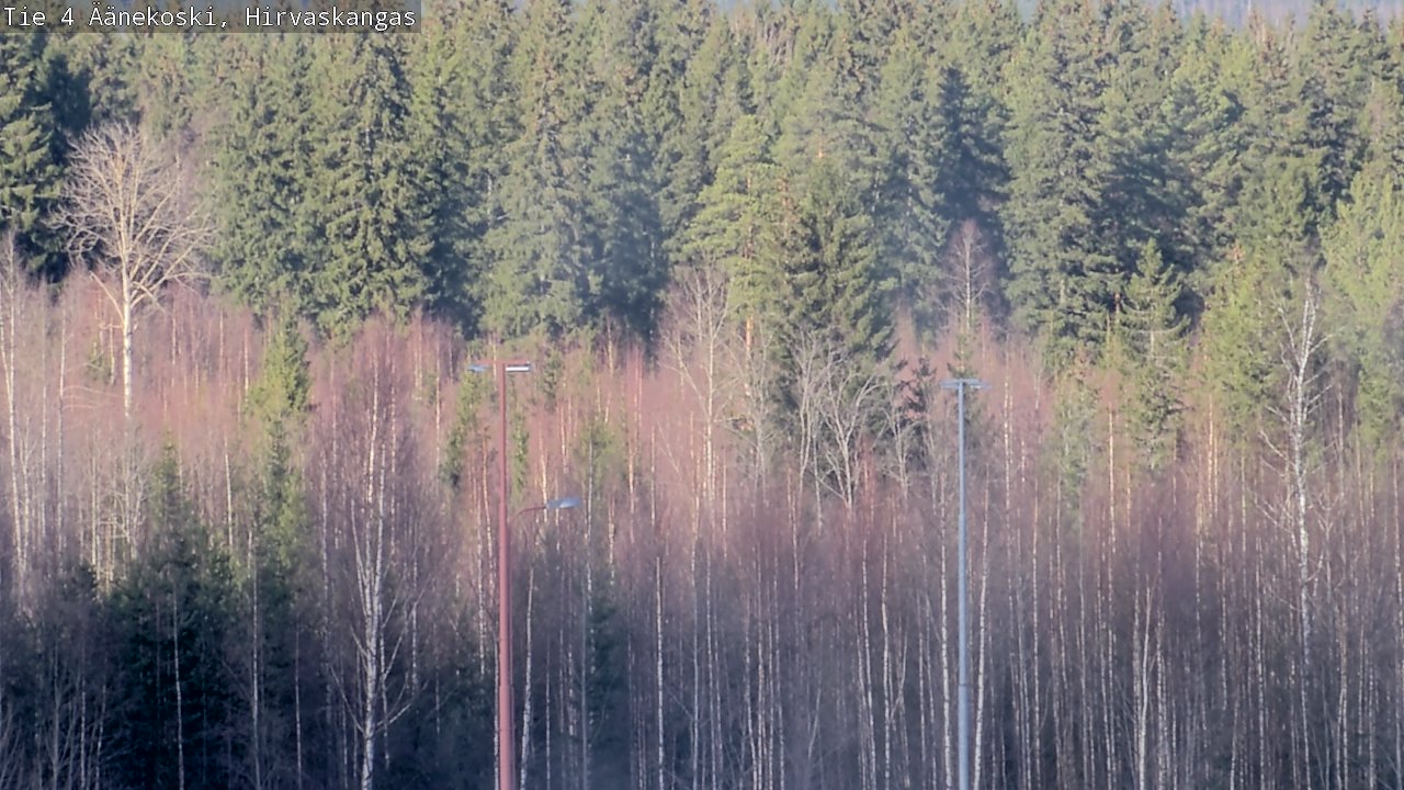 Weather Camera Image Road 4 Äänekoski, Hirvaskangas, Äänekoski, Keski-Suomi