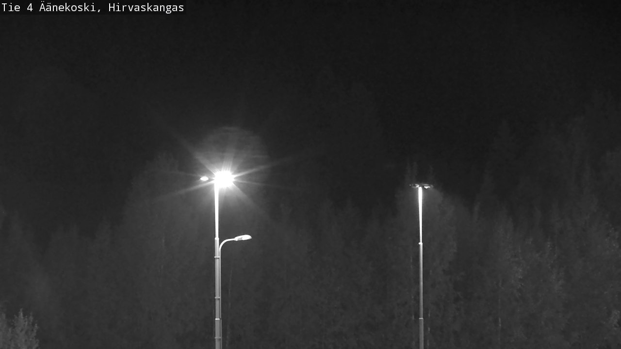 Weather Camera Image Road 4 Äänekoski, Hirvaskangas, Äänekoski, Keski-Suomi