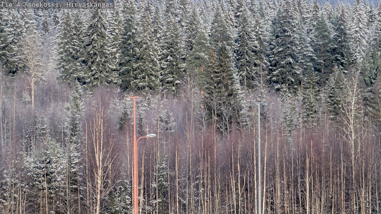 Weather Camera Image Väg 4 Äänekoski, Hirvaskangas, Äänekoski, Keski-Suomi