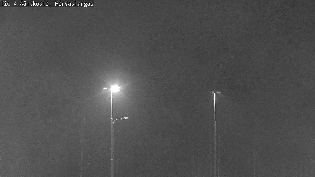 Weather Camera Image Väg 4 Äänekoski, Hirvaskangas, Äänekoski, Keski-Suomi
