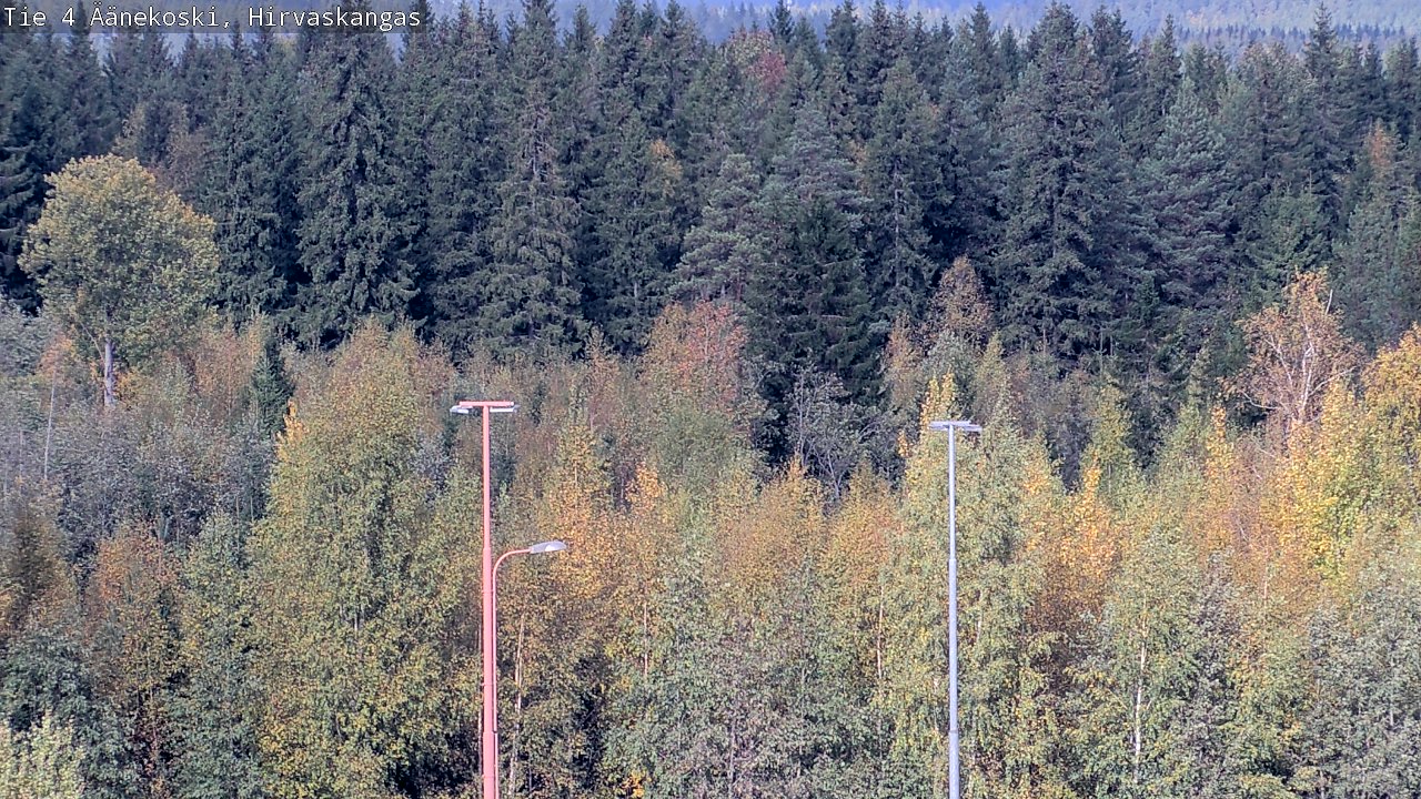 Weather Camera Image Road 4 Äänekoski, Hirvaskangas, Äänekoski, Keski-Suomi