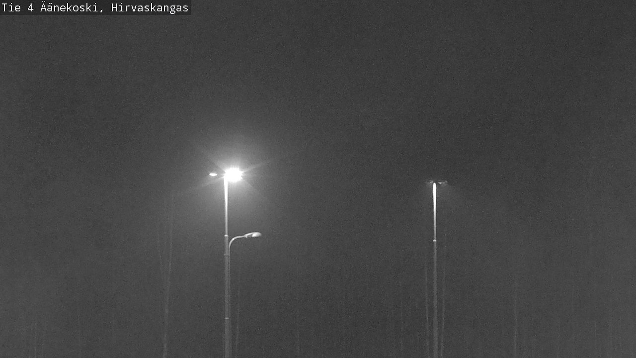 Weather Camera Image Väg 4 Äänekoski, Hirvaskangas, Äänekoski, Keski-Suomi