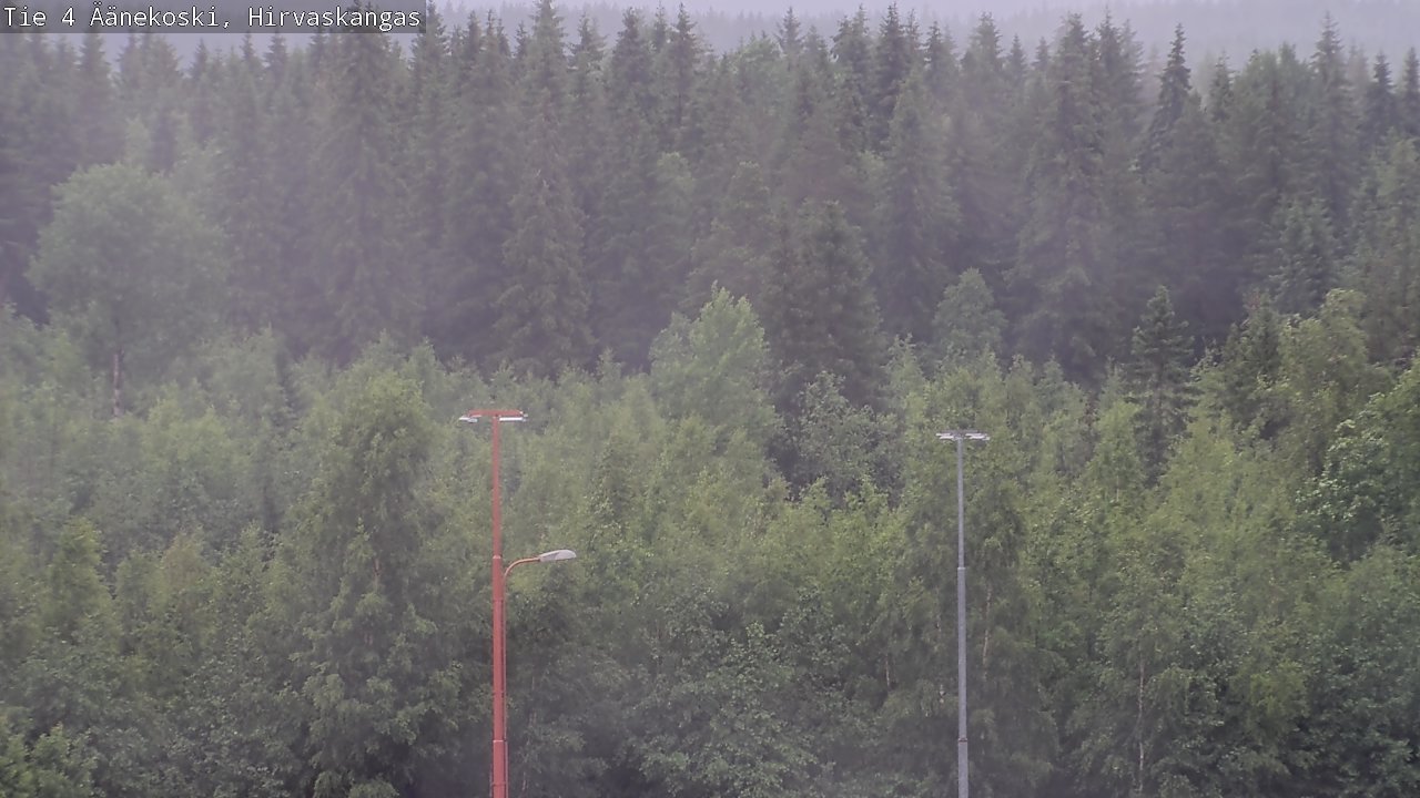Weather Camera Image Väg 4 Äänekoski, Hirvaskangas, Äänekoski, Keski-Suomi