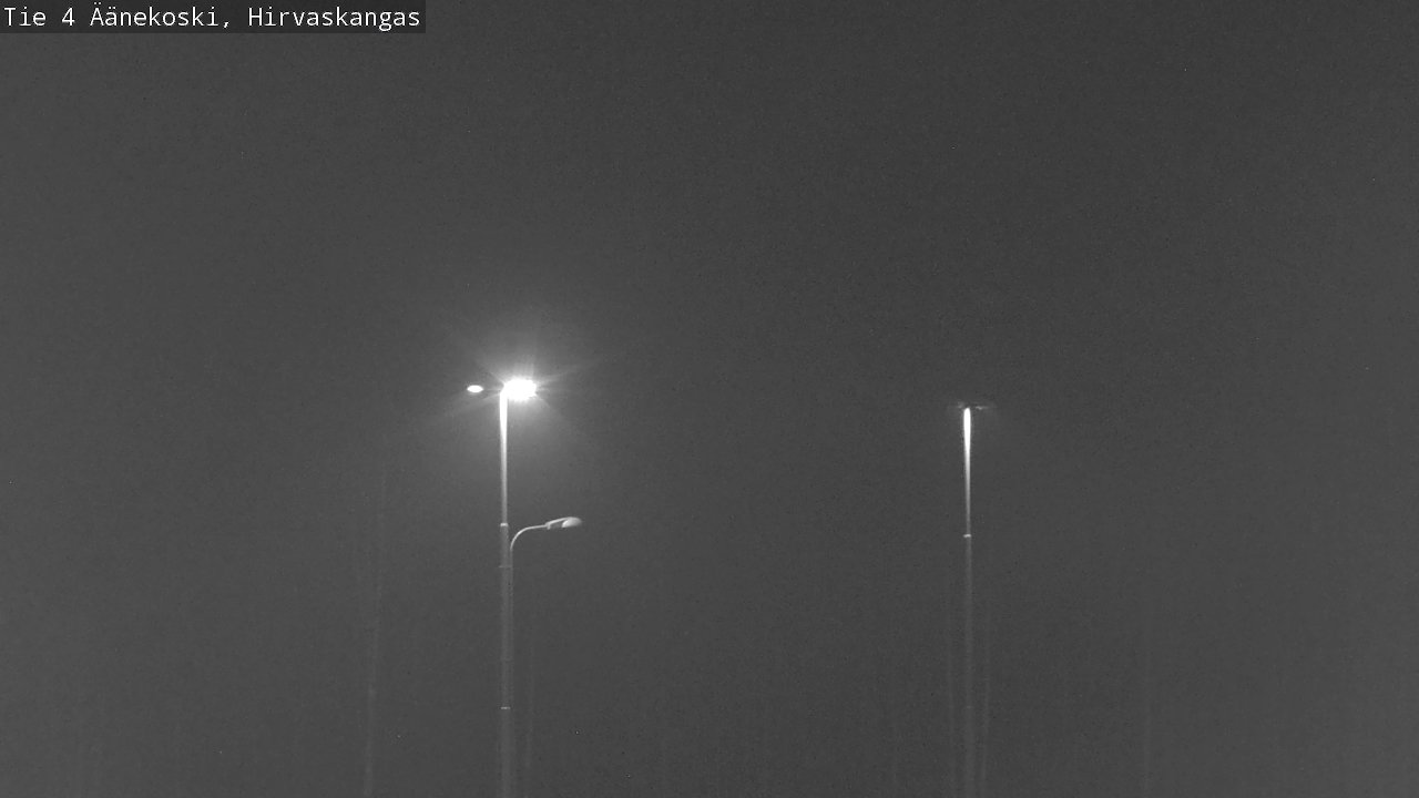 Weather Camera Image Väg 4 Äänekoski, Hirvaskangas, Äänekoski, Keski-Suomi