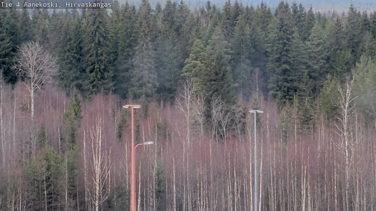 Weather Camera Image Road 4 Äänekoski, Hirvaskangas, Äänekoski, Keski-Suomi