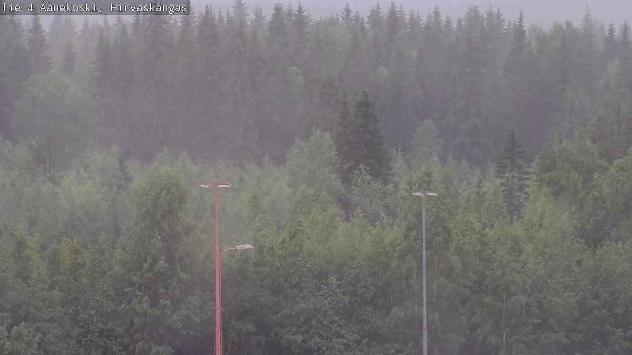 Weather Camera Image Väg 4 Äänekoski, Hirvaskangas, Äänekoski, Keski-Suomi