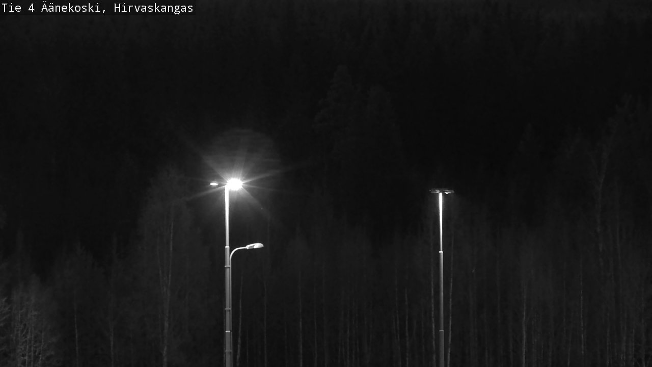 Weather Camera Image Road 4 Äänekoski, Hirvaskangas, Äänekoski, Keski-Suomi