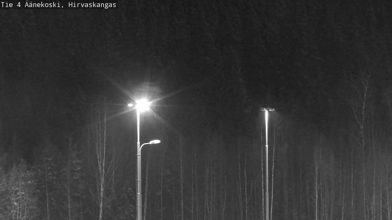 Weather Camera Image Road 4 Äänekoski, Hirvaskangas, Äänekoski, Keski-Suomi