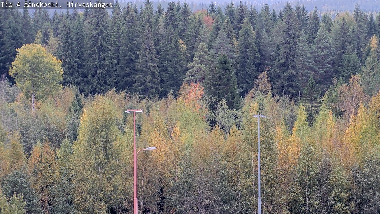 Weather Camera Image Road 4 Äänekoski, Hirvaskangas, Äänekoski, Keski-Suomi