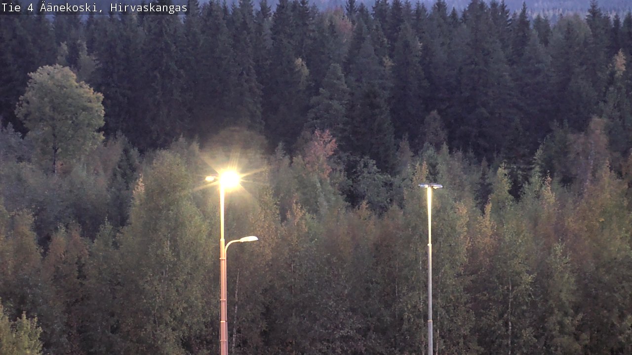 Weather Camera Image Road 4 Äänekoski, Hirvaskangas, Äänekoski, Keski-Suomi