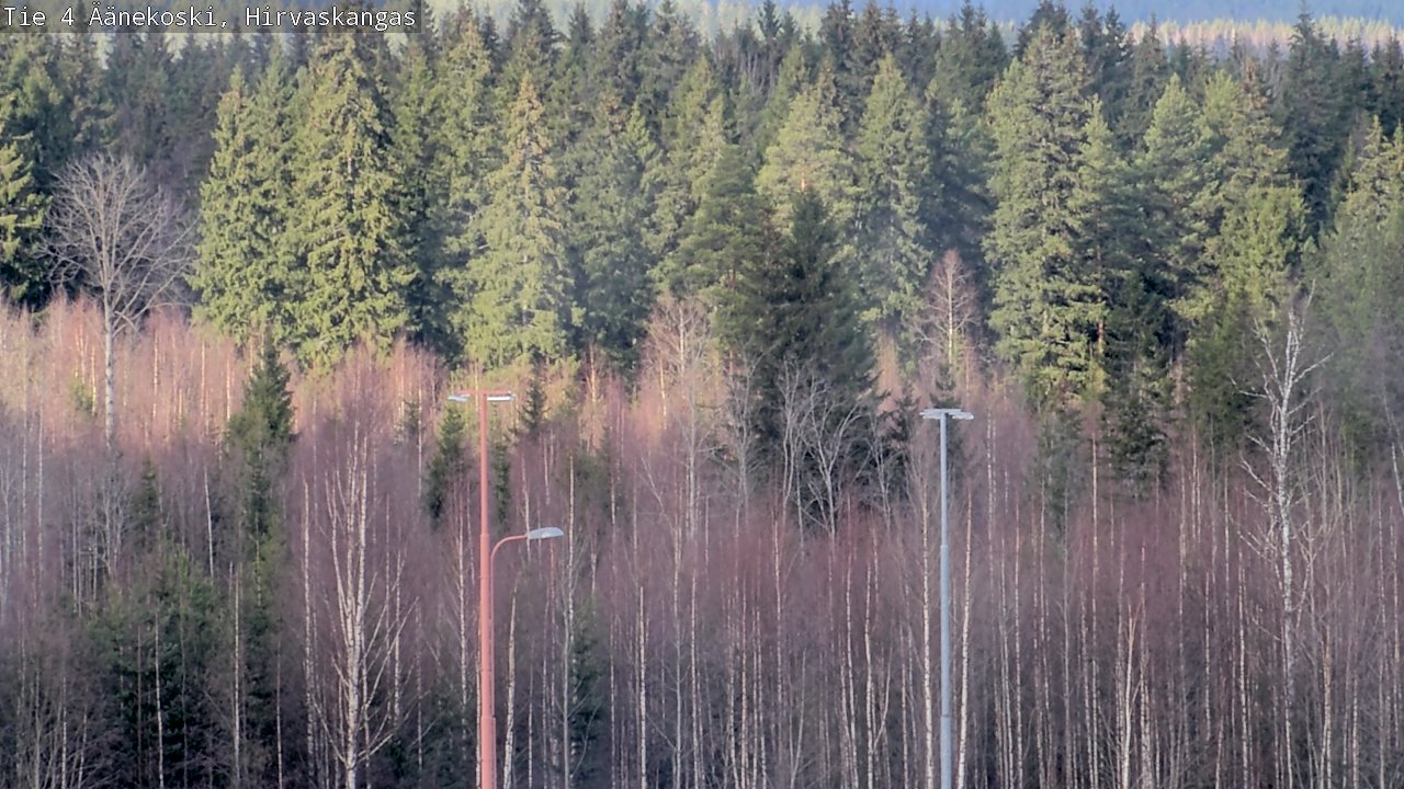 Weather Camera Image Road 4 Äänekoski, Hirvaskangas, Äänekoski, Keski-Suomi